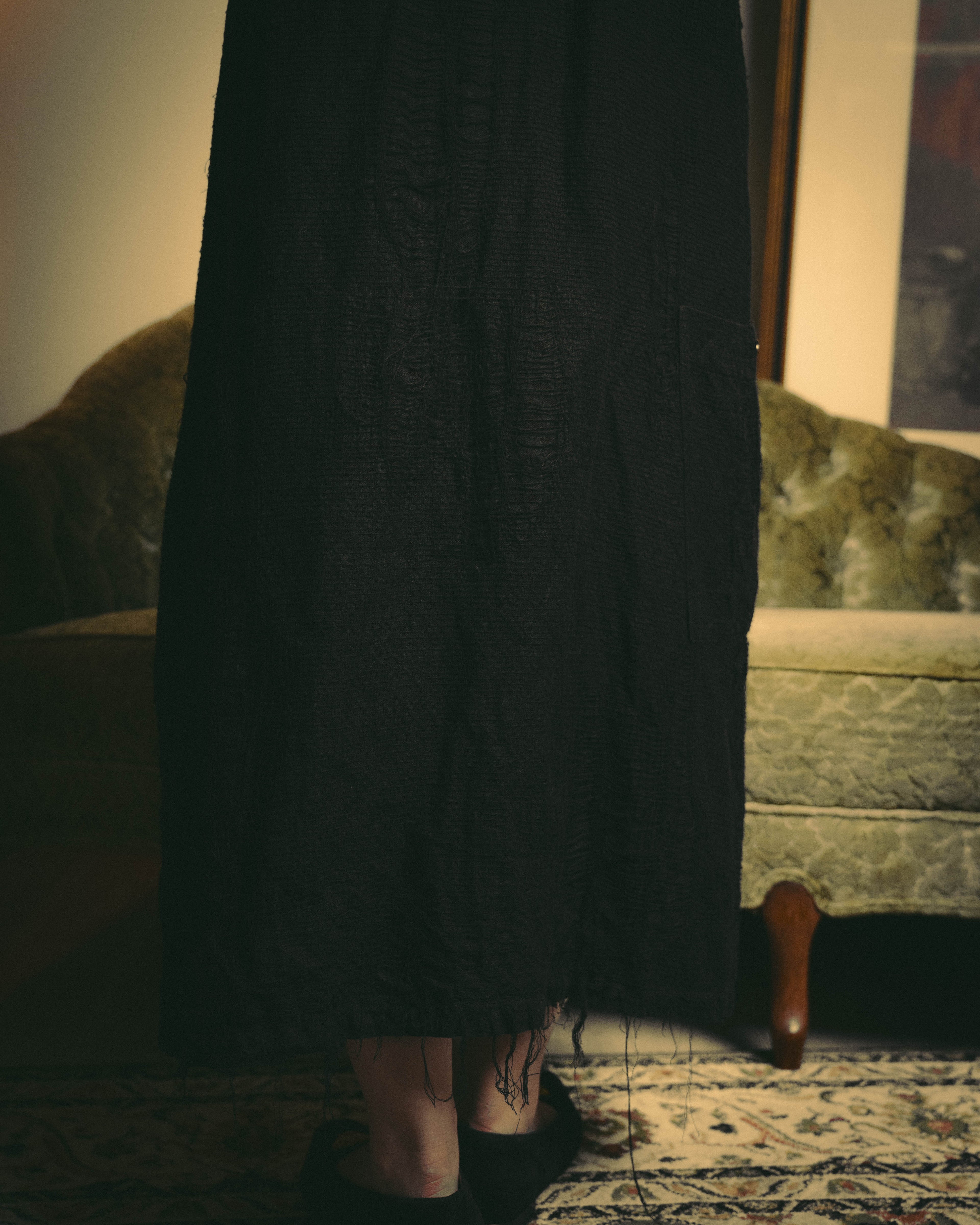 -SPECIAL- "Y's" 21SS Textured sleeveless long vest