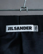 “JIL SANDER” Silk blended tight silhouette skirt