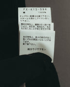 “Yohji Yamamoto” 2010’s sheer cotton ribbed long dress