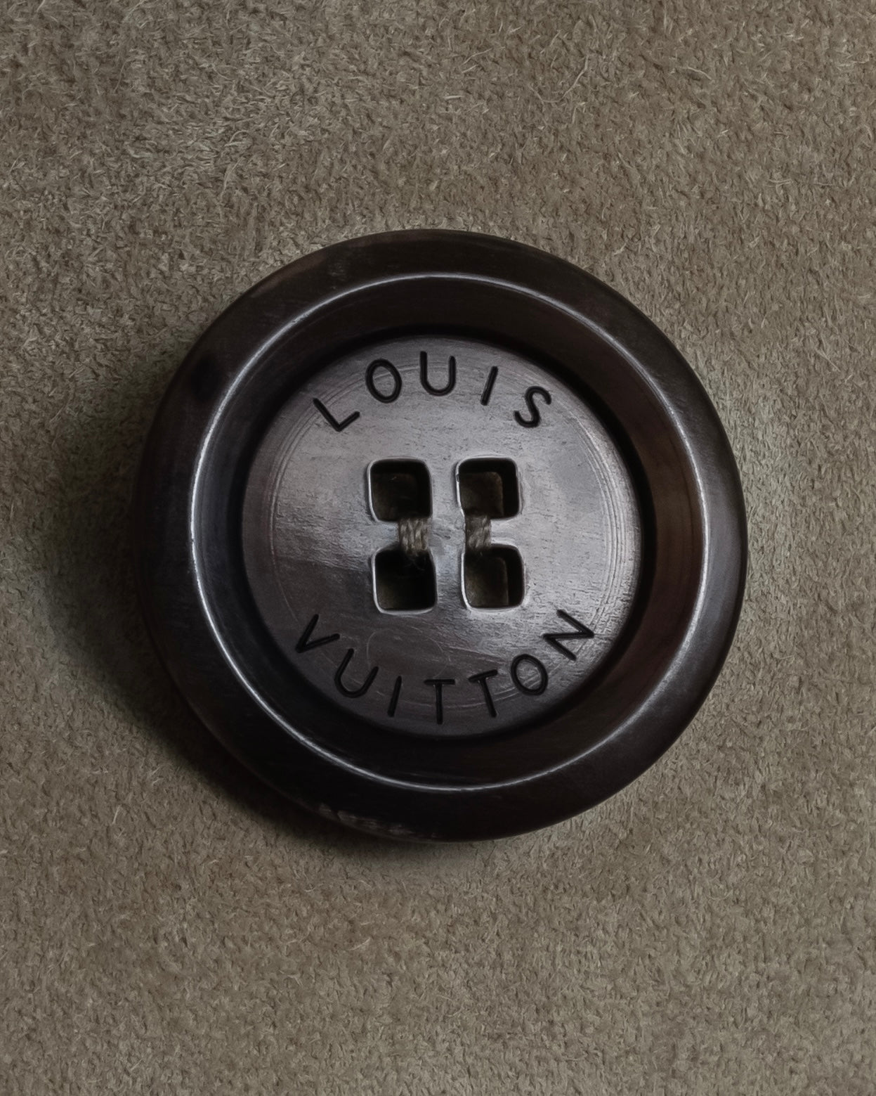 "LOUIS VUITTON" 00's Marc Jacobs period double-breasted suede coat