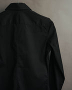 "GUCCI" 00's Black uniform long sleeve shirt