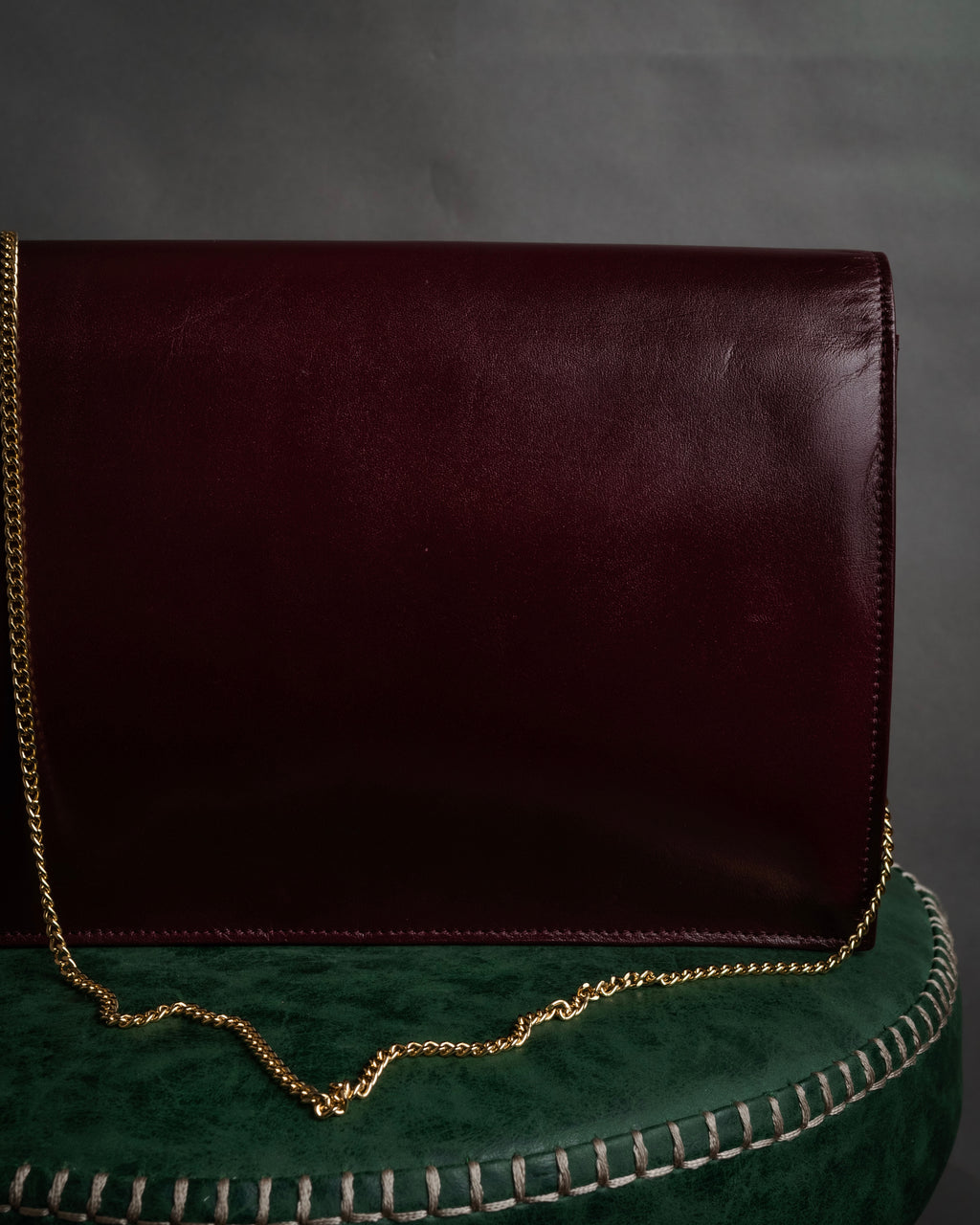 “Christian Dior” 1980’s-1990’s CD logo envelope chain bag