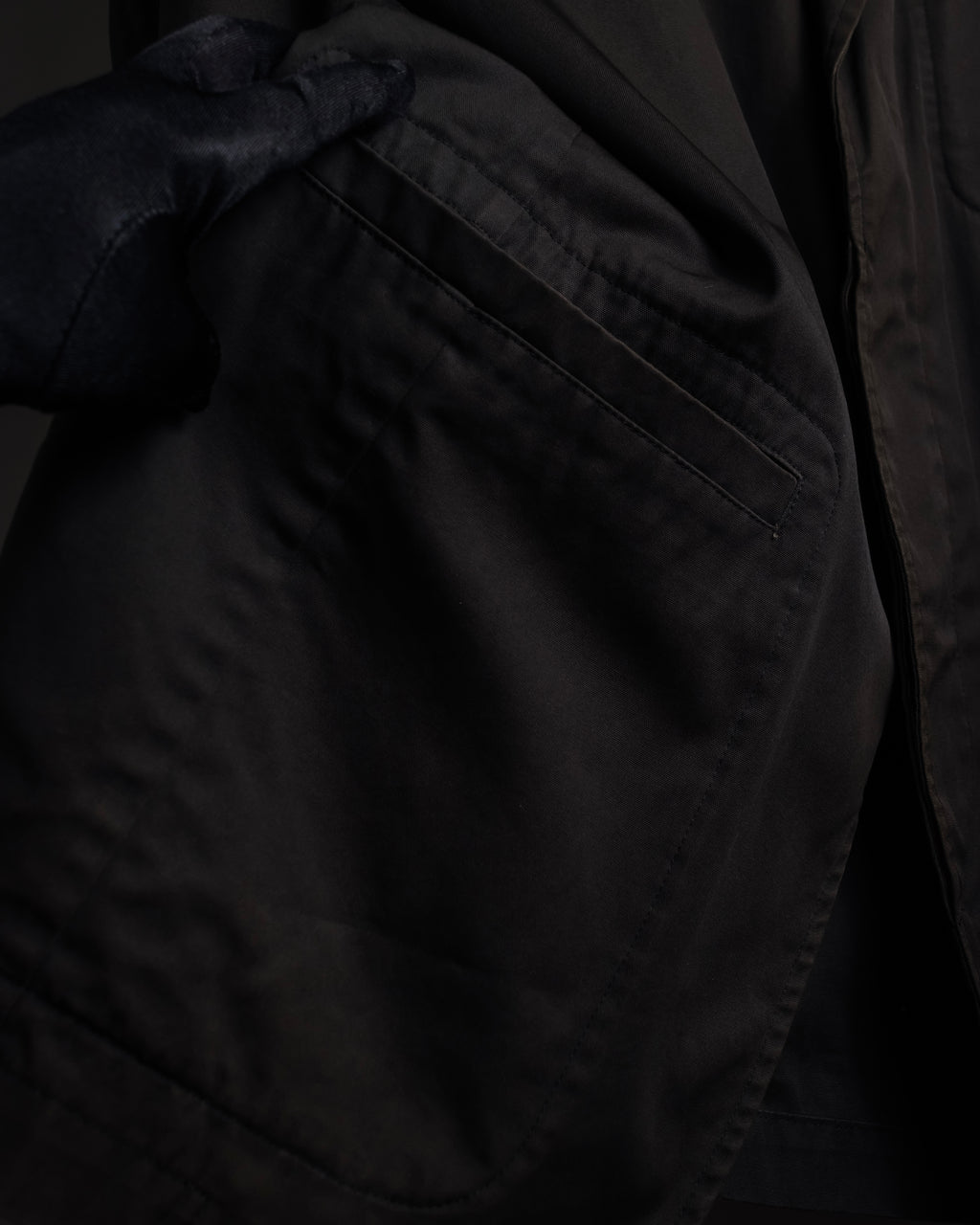 "BURBERRY" Cotton faded tailored jacket