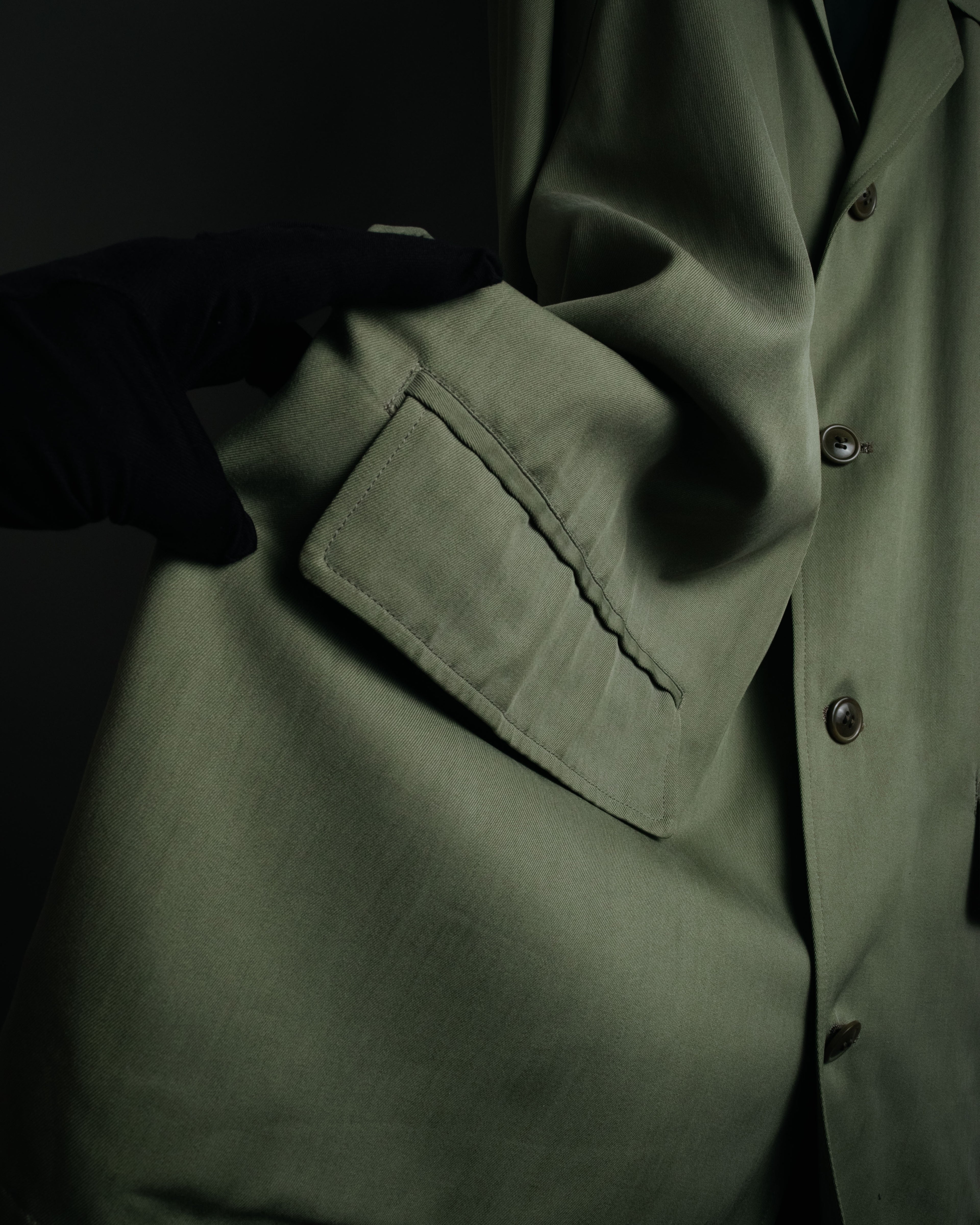 “Christian Dior” 90’s Silk drape sports jacket