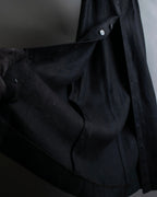 "CHANEL" Back button design flared maxi skirt