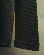 “HERMÈS” 00’s-10’s Cashmere silk ribbed V-neck cardigan
