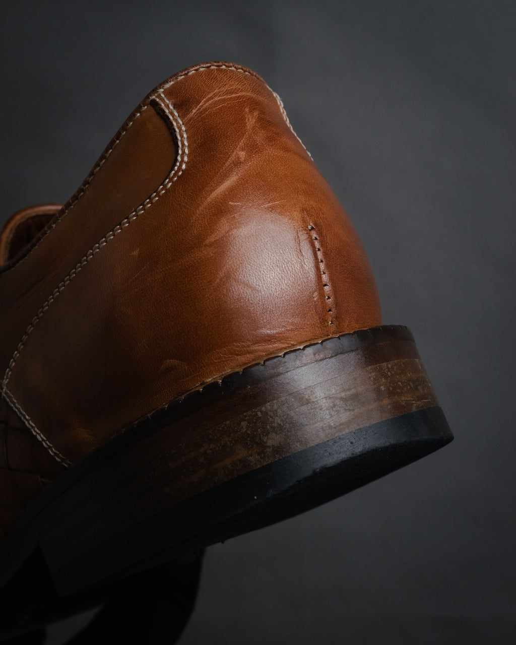 “vintage“ 90’s-00’s Handwoven derby shoes