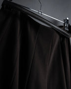 "HERMES" 90's Gold parts design derived from horse tack flared skirt