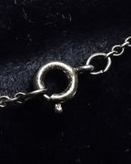 "Tiffany&Co" Olympic torch motif sterling silver necklace