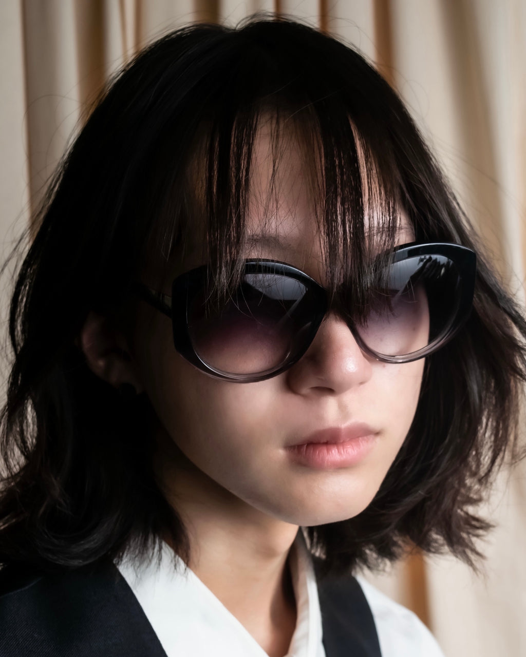"Dior" Large butterfly frame gradient lens sunglasses