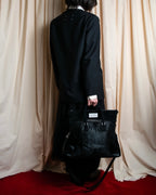 "MAISON MARGIELA" 5AC Harako leather corduroy combination 2way bag