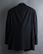 "ARMANI COLLEZIONI" Notched drape classically tailored jacket