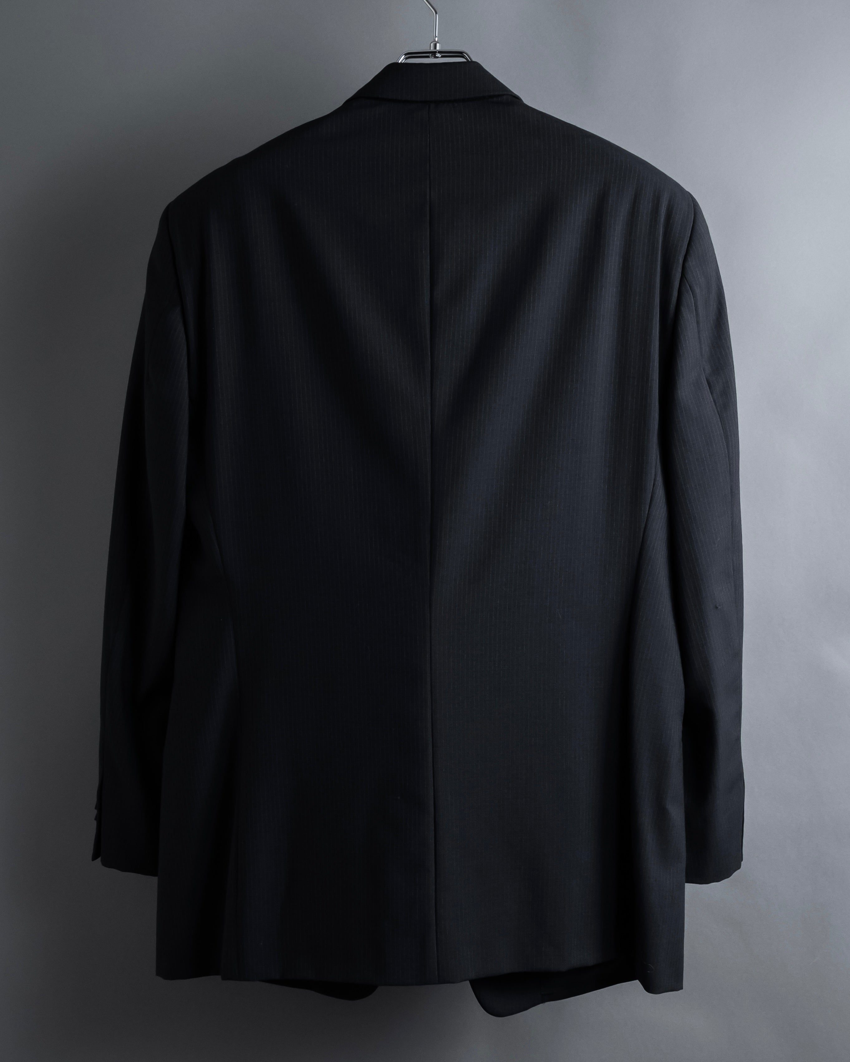 "ARMANI COLLEZIONI" Notched drape classically tailored jacket