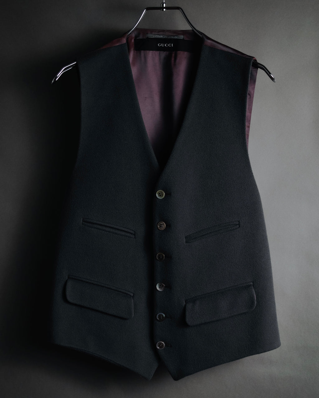 "GUCCI" 00’s wool tailored vest