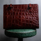 “Jean Paul Gautier” Crocodile-embossed business bag