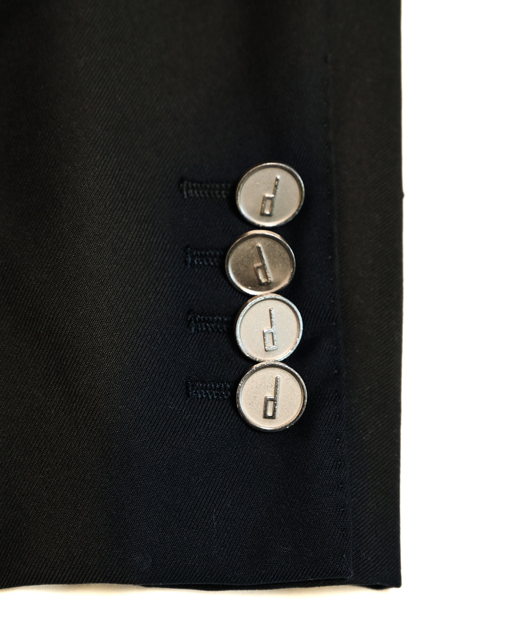 DUNHILL/ Classic Navy Blazer with Checked Lining