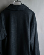 "ETRO" Shawl collar belted mid-length coat