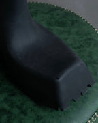 "BALENCIAGA" Rubber black trooper boots