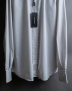 "DOLCE & GABBANA" Cuff logo engraved oversized shirt