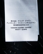 "Alexandar McQueen" Waist-shape detail vertical stitch cardigan