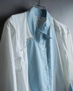 "LOEWE" Asymmetrical waist ribbon design long shirt