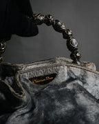 –SPECIAL– “Christian Dior”
90’s-00’s Beaded handle velvet pouch bag