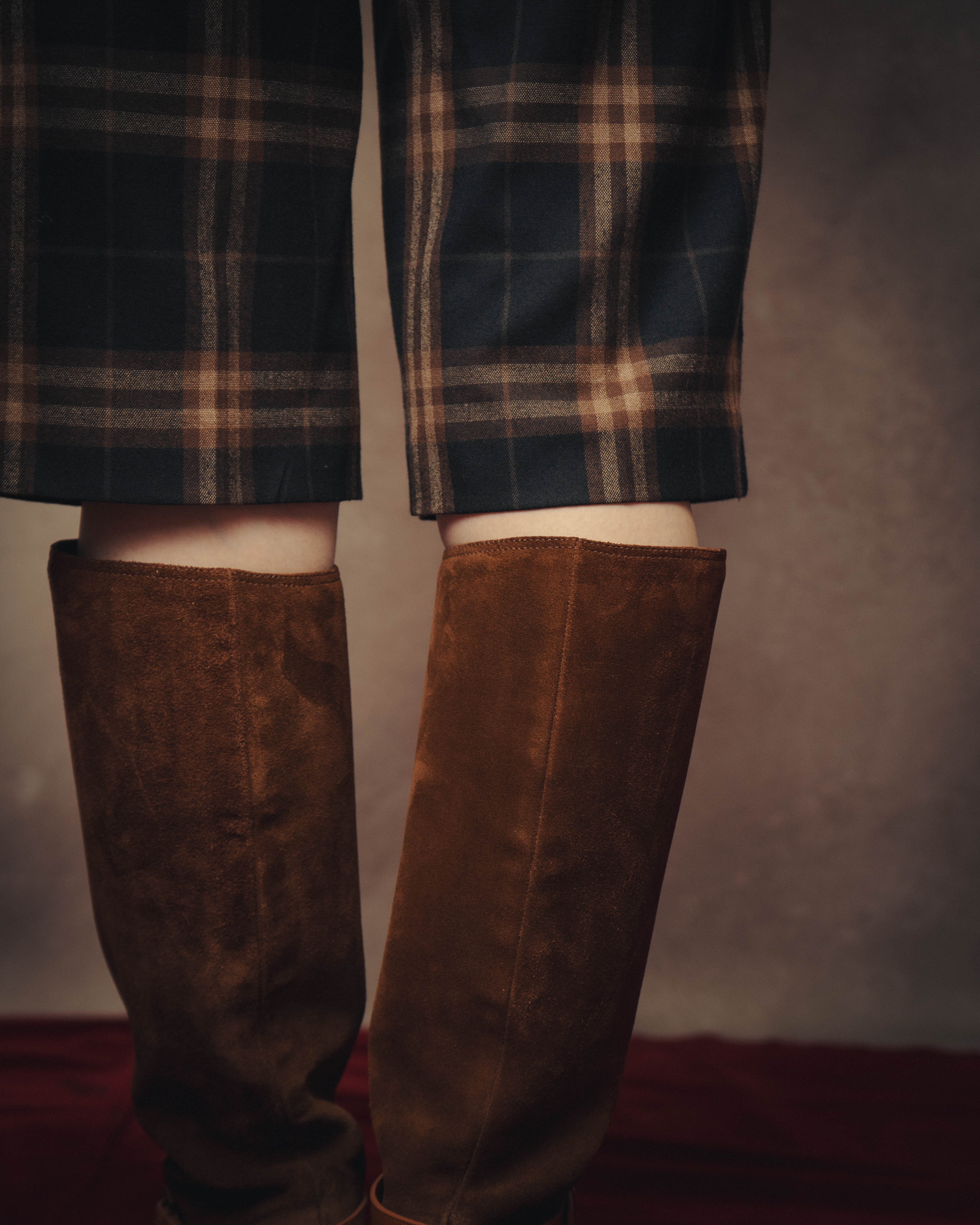 -SPECIAL- “Ralph Lauren” 2010’s-20’s Sareena washed vachetta long boots