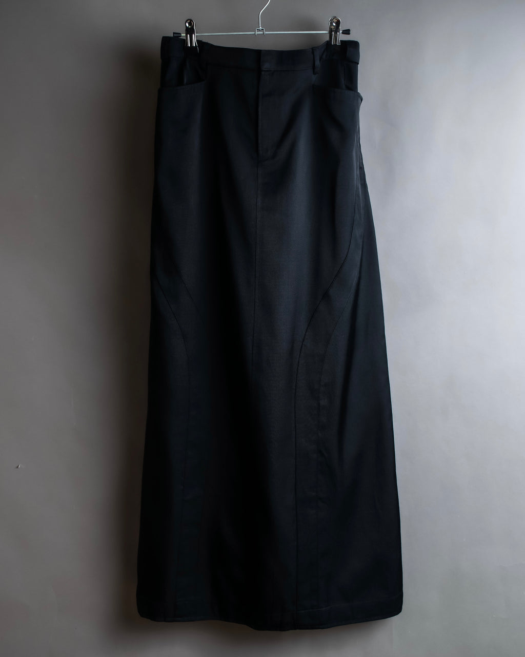 "JEAN PAUL GAULTIER MAILLE FEMME" Side panel design flared skirt