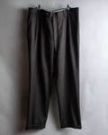 "Vintage wide tapered double-finished slacks"