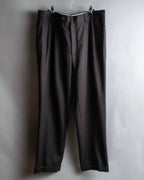 "Vintage wide tapered double-finished slacks"