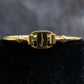 "Salvatore Ferragamo" Vara motif gold bangle