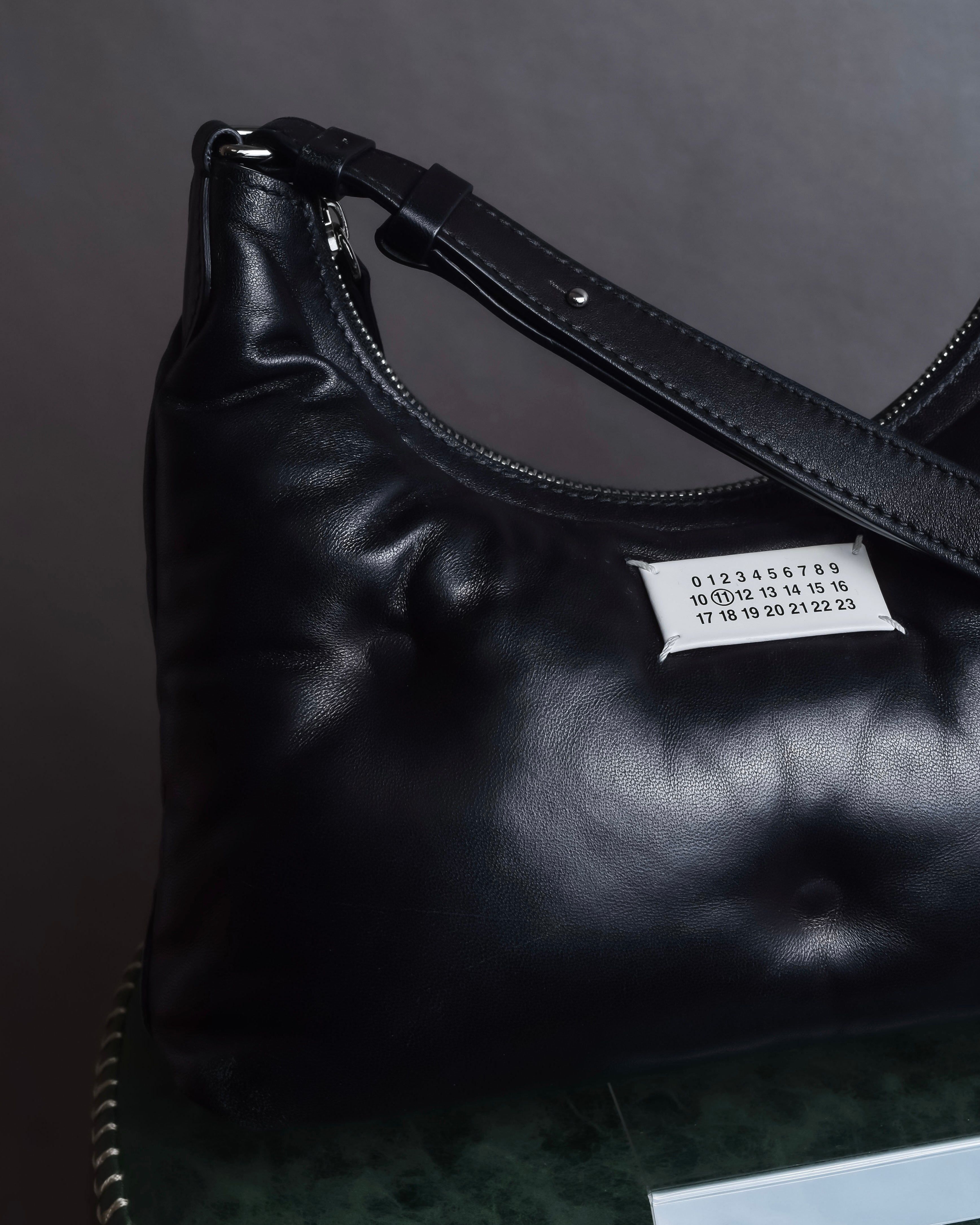 "MAISON MARGIELA" Glam Slam black one shoulder bag