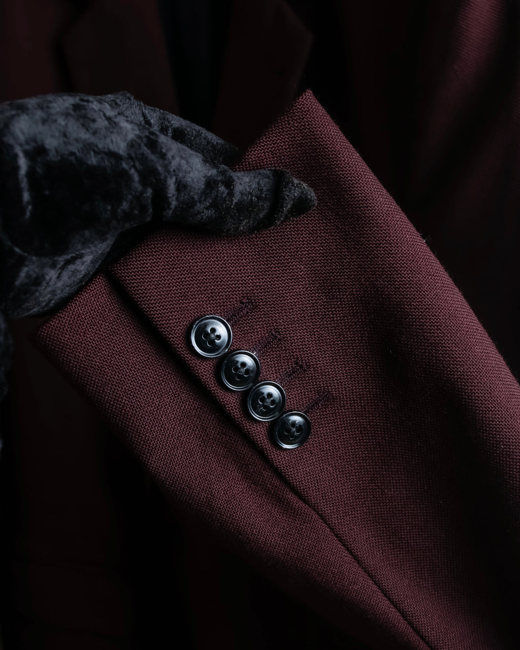 "DRIES VAN NOTTEN" Beautiful burgundy color tailored jacket