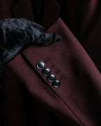 "DRIES VAN NOTTEN" Beautiful burgundy color tailored jacket
