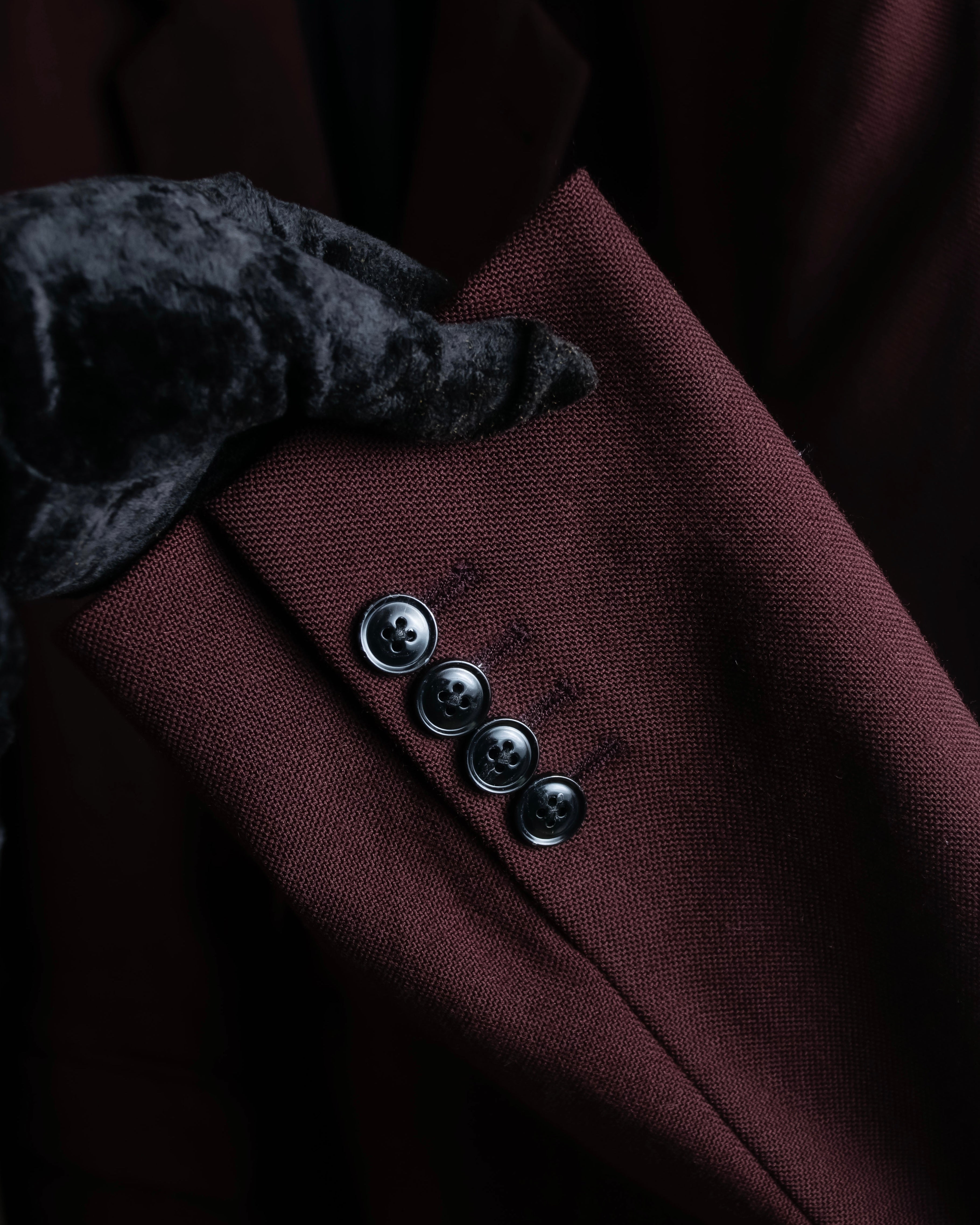 "DRIES VAN NOTTEN" Beautiful burgundy color tailored jacket