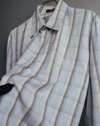“VIKTOR & ROLF Monsieur” 00’s-10’s checked cotton dress shirt