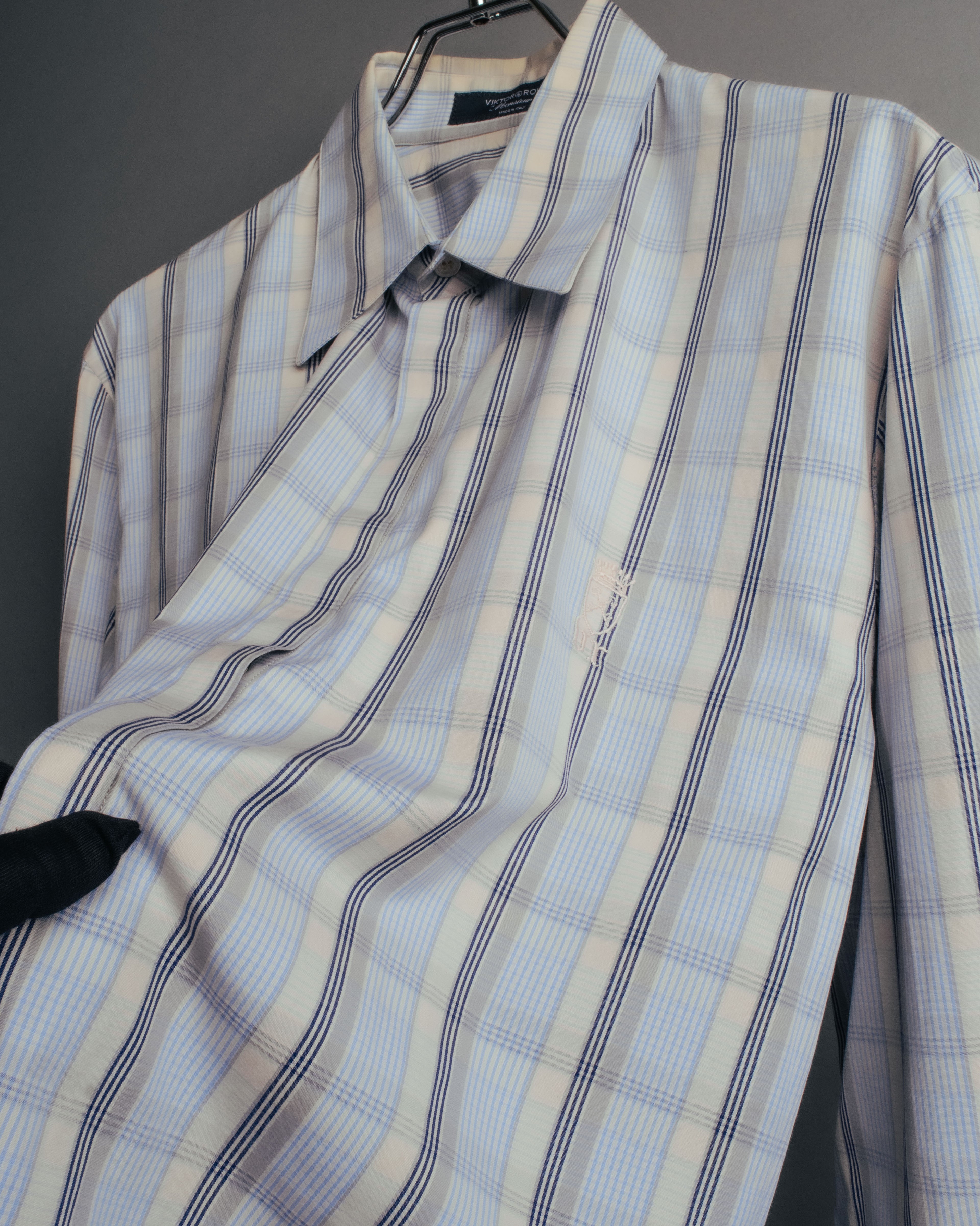 “VIKTOR & ROLF Monsieur” 00’s-10’s checked cotton dress shirt