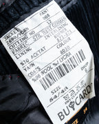 "BU CARDO" velour-like corduroy tailored jacket