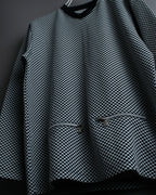 “VERSACE” checkered pattern zip pocket pull over