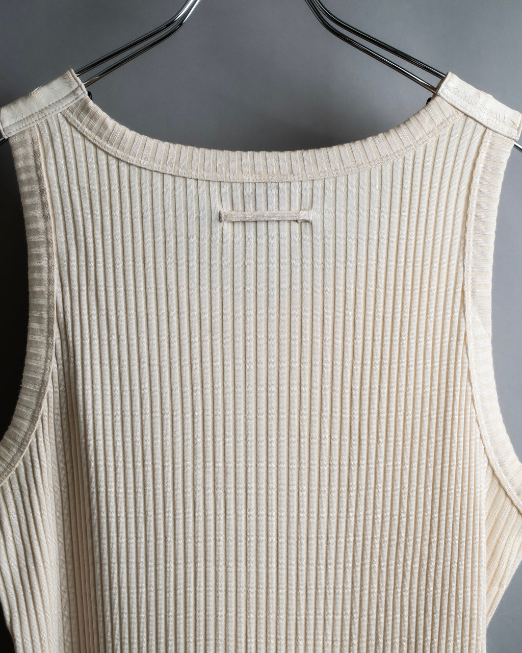“Jean Paul Gautier” Double belted shoulder designed tank top