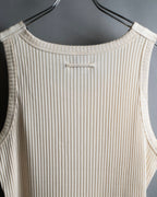 “Jean Paul Gautier” Double belted shoulder designed tank top