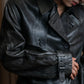 "PAUL SMITH" Military detail double-breasted sheepskin leather coat