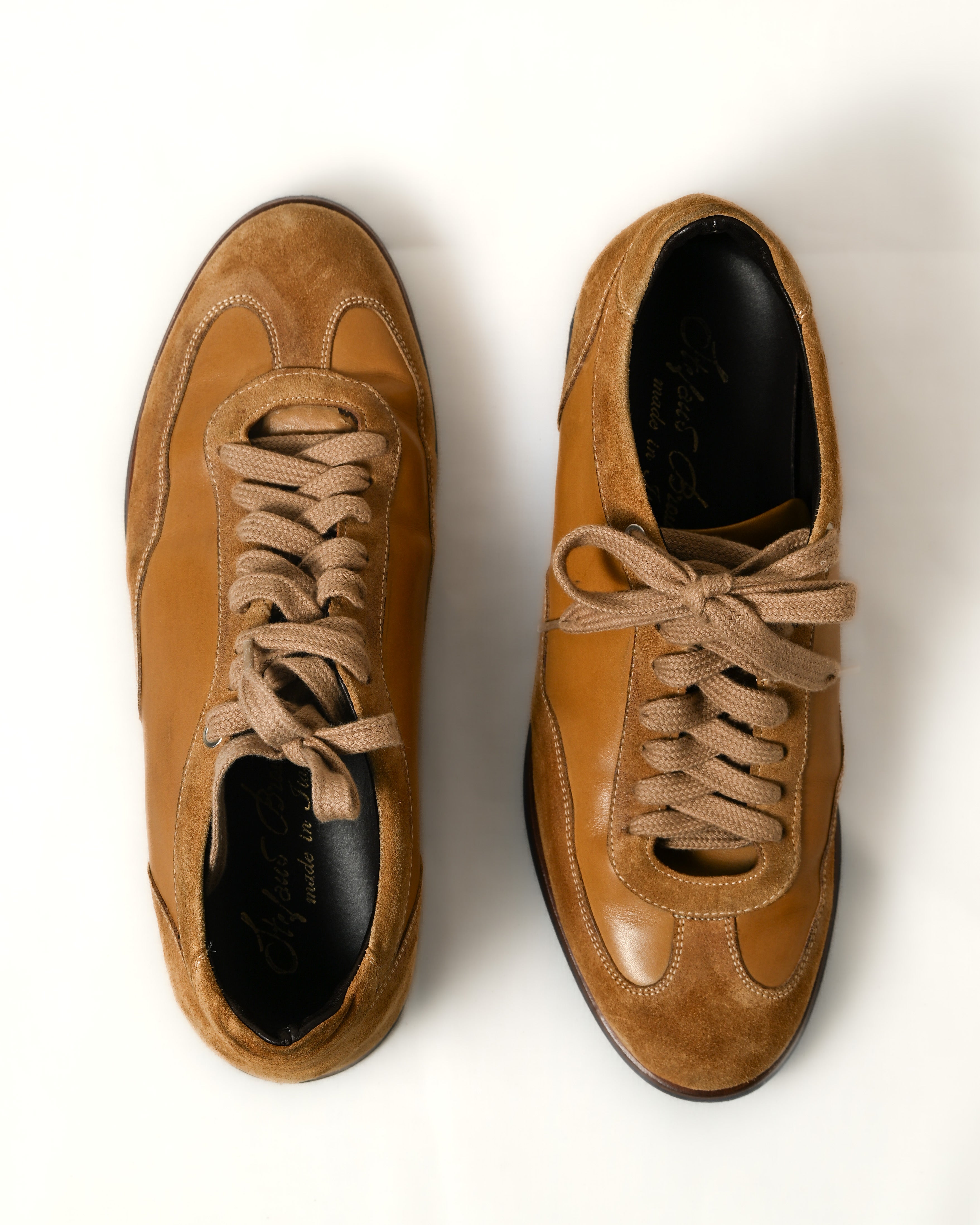 Stefano Branchini
/Suede Mix Leather Sneaker Brown