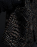 "Ernesto" Glen plaid flannel tailored jacket