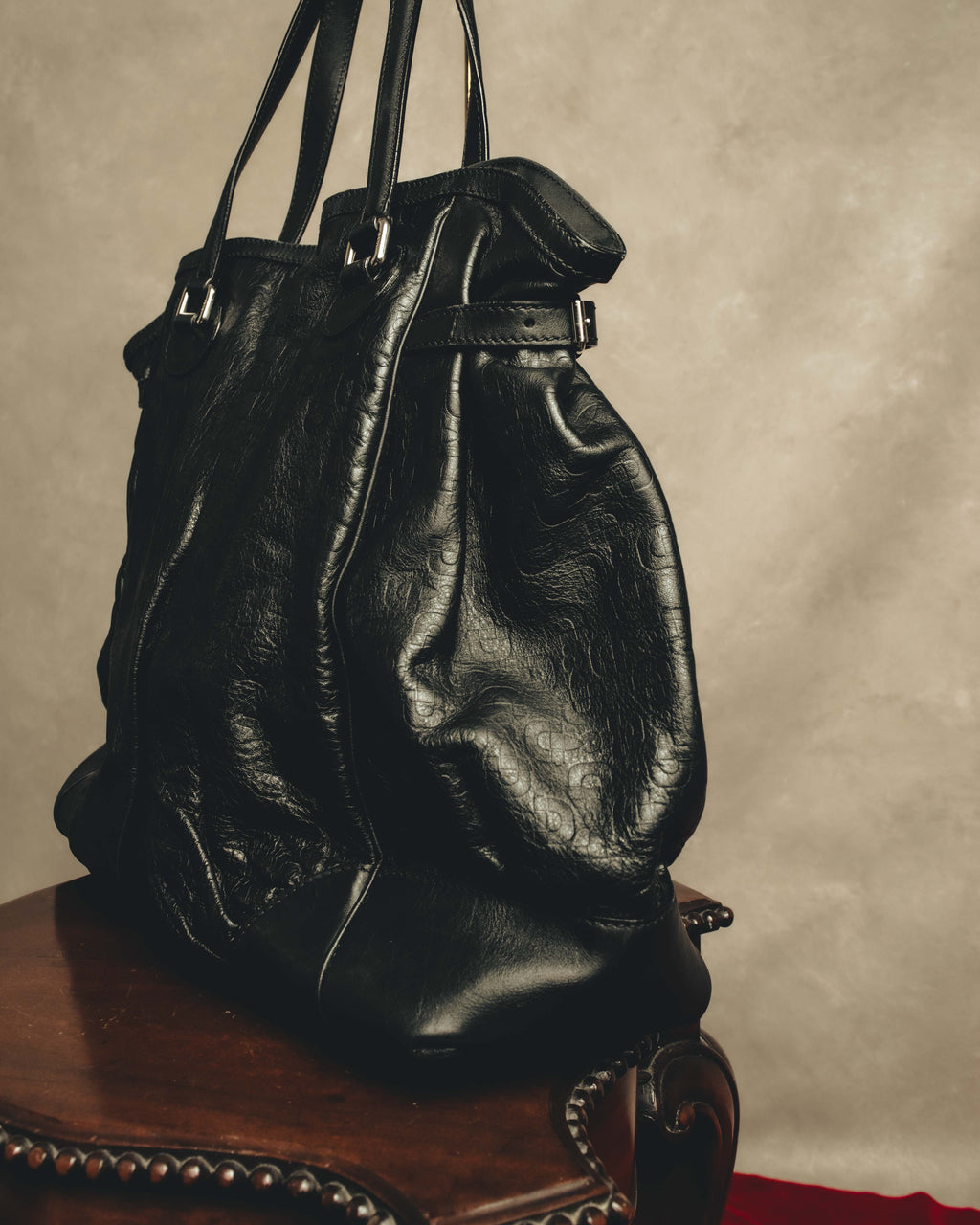 "GUCCI" 00's-10's Slouchy oversized leather tote bag