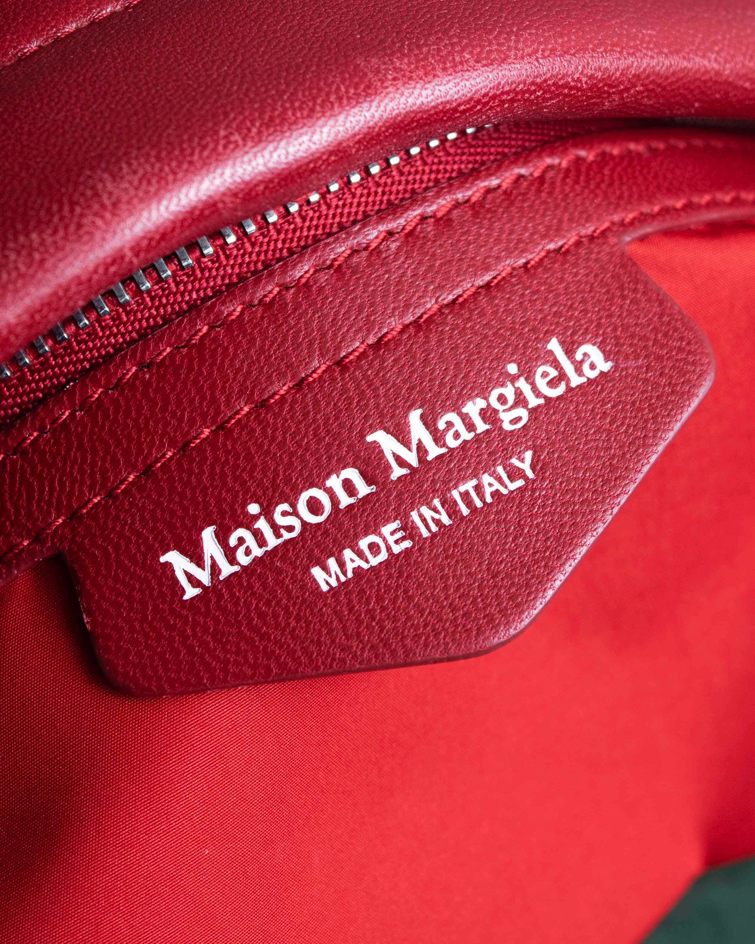 "MAISON MARGIELA" Red color Glam Slam chain shoulder bag