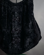 “COMME des GARÇONS” 2005 AW Velvet lace circle handle bag