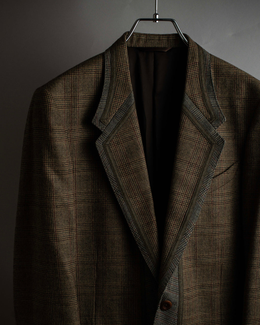 "PAUL SMITH" Flaming detail glen plaid set up