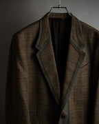 "PAUL SMITH" Flaming detail glen plaid set up