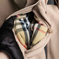 "BURBERRY" Military detail belted maxi length trench coat